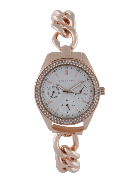 

GIORDANO Women Silver-Toned Analogue Watch 2884-33