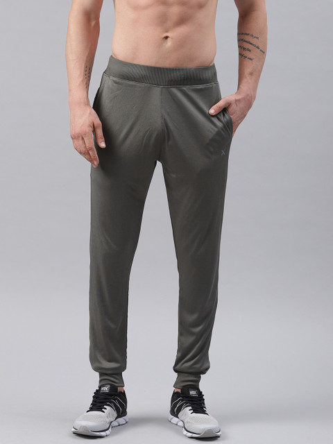 

HRX by Hrithik Roshan Men Charcoal Grey Solid Rapid-Dry Joggers
