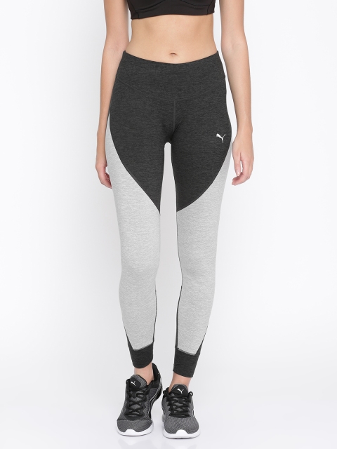 

Puma Grey & Black Yogini Tights