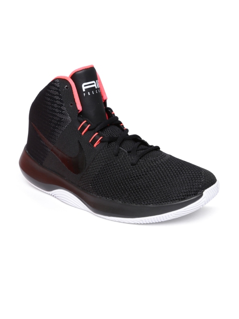 

Nike Men Black AIR PRECISION Basketball Shoes