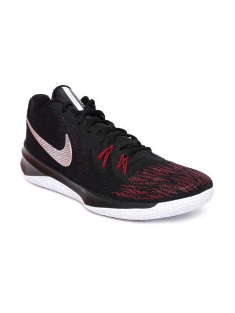 

Nike Men Black ZOOM EVIDENCE II Textile Basketball Shoes