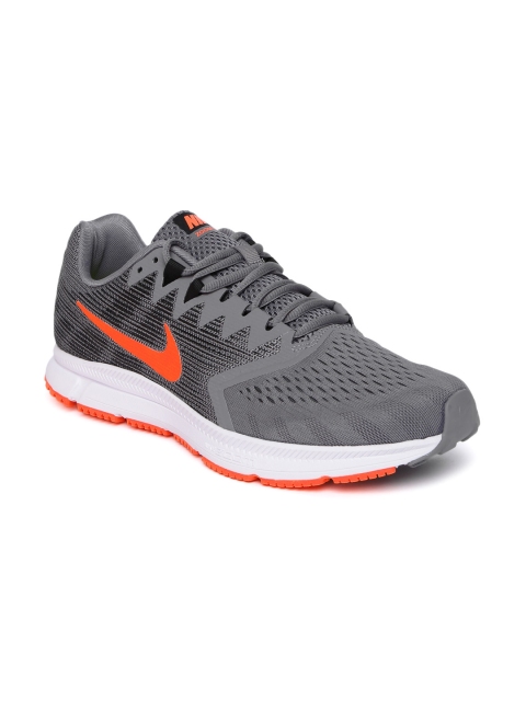 

Nike Men Grey NIKE ZOOM SPAN 2 Running Shoes