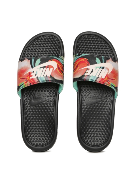 

Nike Women Multicoloured BENASSI JDI Printed Flip-Flops, Multi