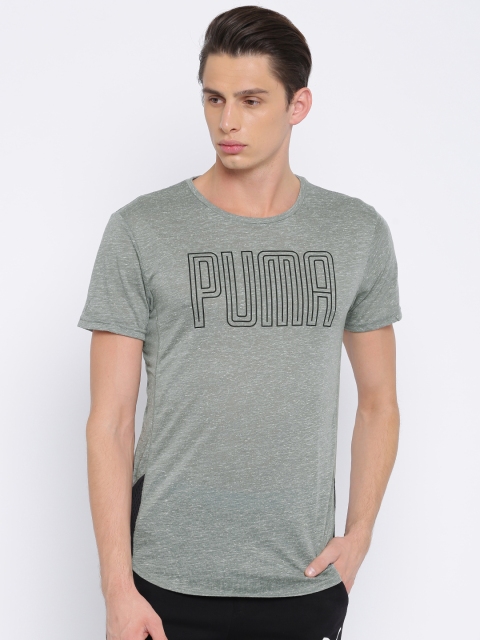 

Puma Men Grey Printed Dri-Release Novelty Graphic T-shirt