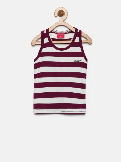 

Tiny Girl Purple Striped Tank Top