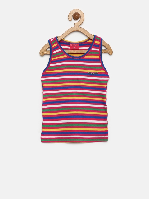 

Tiny Girl Multicoloured Striped Fitted Top, Multi