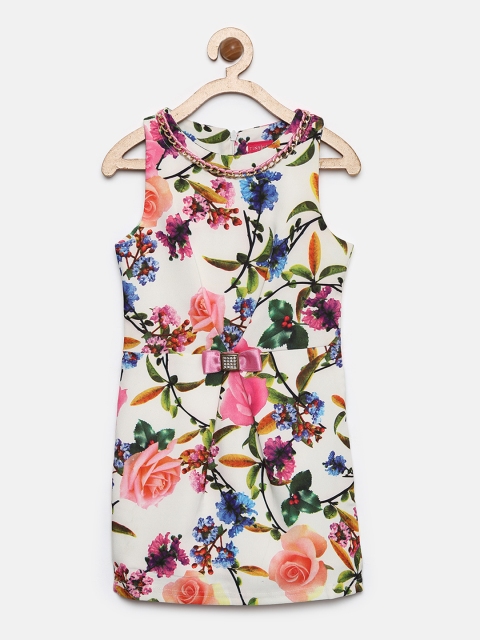 

Tiny Girl Off-White Printed Sheath Dress