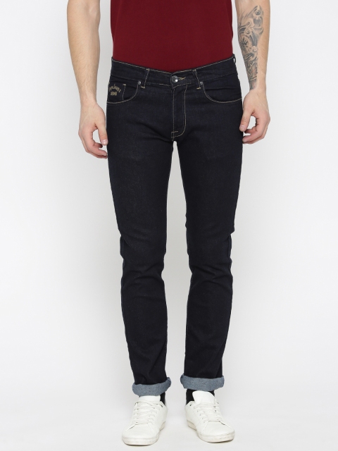 

Pepe Jeans Men Navy Blue Slim Fit Low-Rise Clean Look Stretchable Jeans
