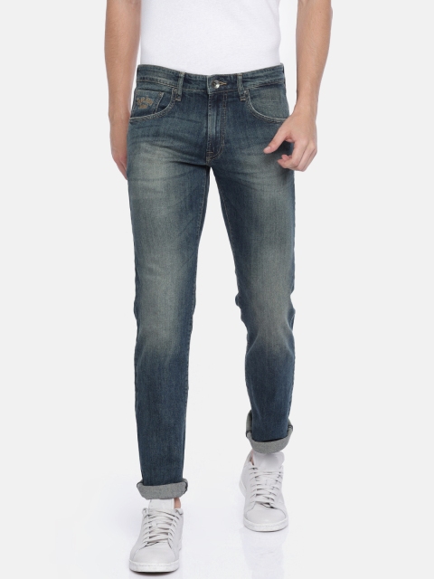 

Pepe Jeans Men Blue Slim Fit Low-Rise Clean Look Stretchable Jeans