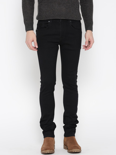 

Pepe Jeans Men Black Vapour Slim Fit Low-Rise Clean Look Stretchable Jeans