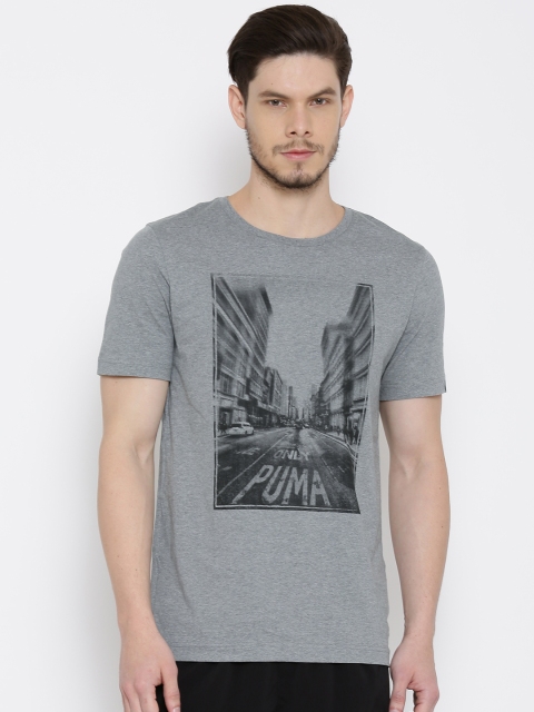 

Puma Grey Melange ArchivePhoto Printed T-shirt