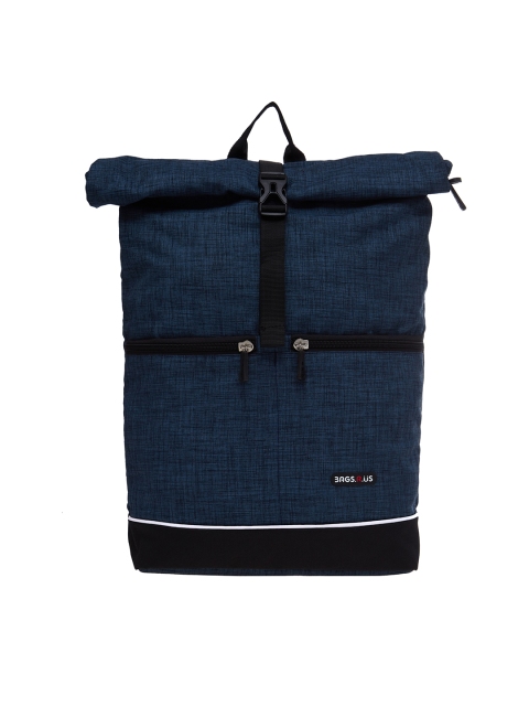 

Bags.R.us Unisex Blue Solid Laptop Backpack