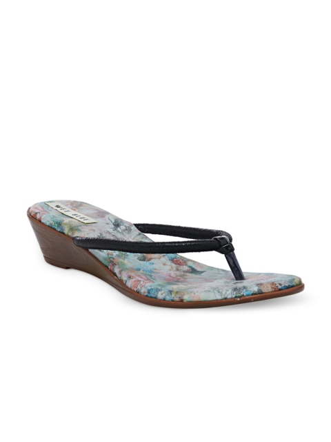

Wet Blue Women Black Solid Sandals