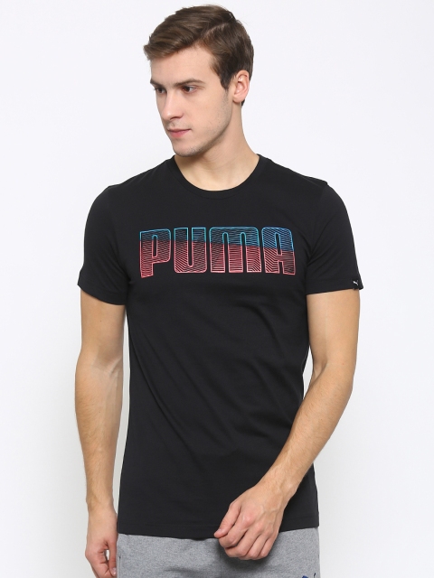

Puma Black Faded Printed Slim Fit T-shirt