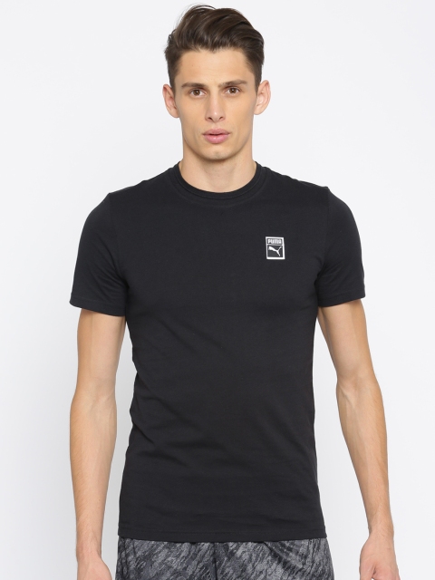 

Puma Men Black Solid Classics T-shirt