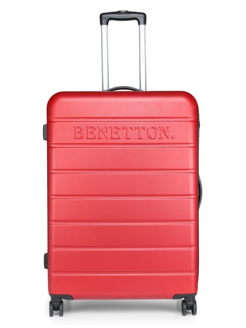 

United Colors of Benetton Red Large Trolley Suitcase