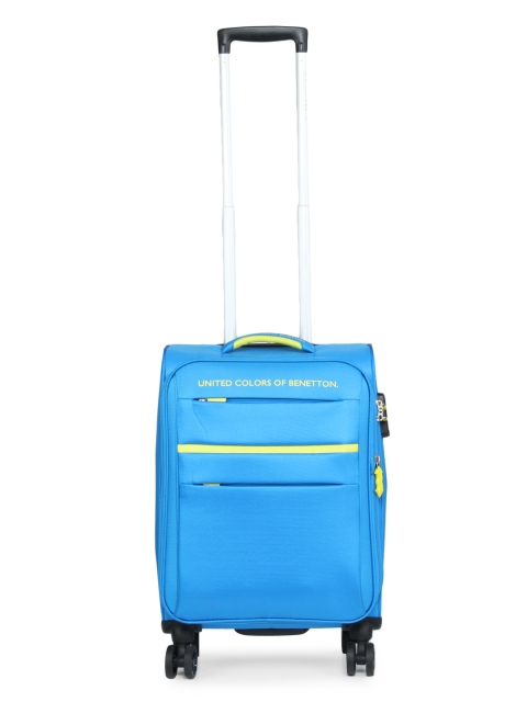 

United Colors of Benetton Unisex Blue Cabin Trolley Suitcase