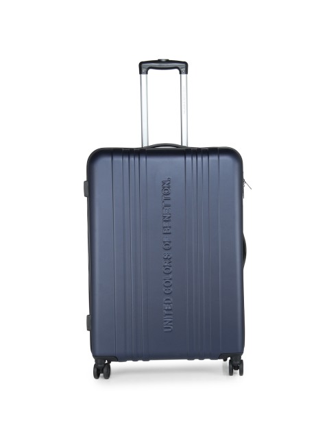 

United Colors of Benetton Unisex Navy Large Trolley Suitcase, Navy blue