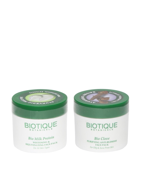 

Biotique Clove Anti Blemish Face Pack Duo, White