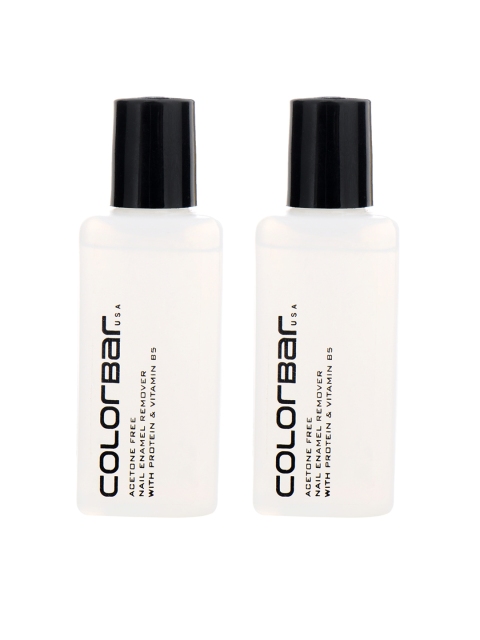 

Colorbar Set of 2 Acetone Free Nail Enamel Remover, White