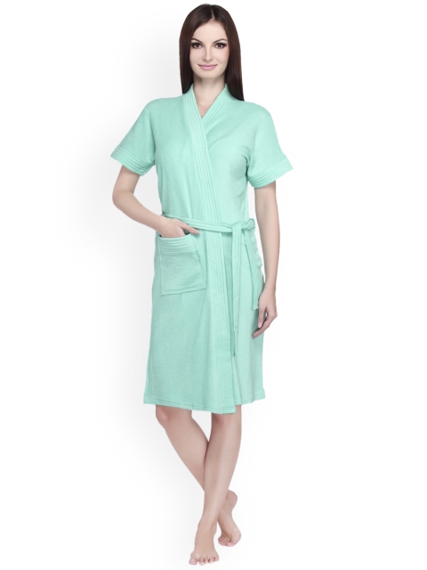

Sand Dune Women Sea Green Bathrobe