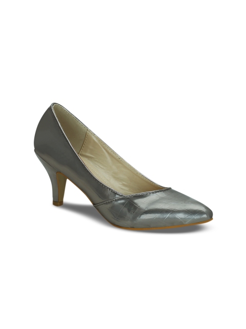 

Get Glamr Women Grey Solid Pumps