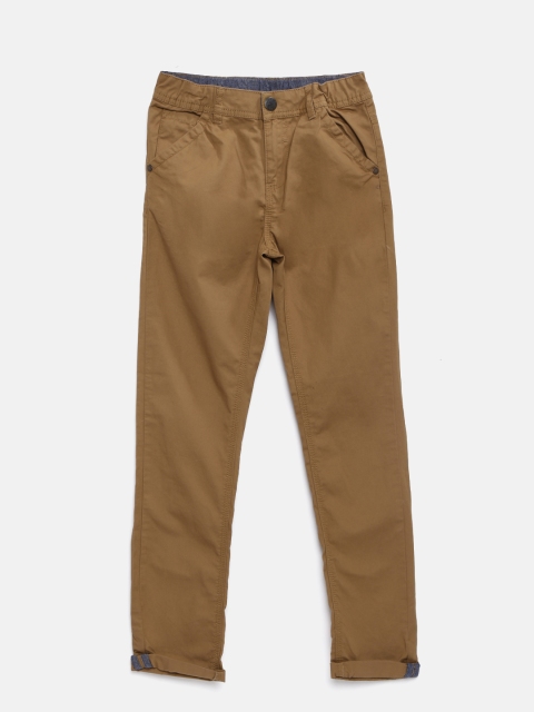 

mothercare Boys Khaki Regular Fit Solid Chinos