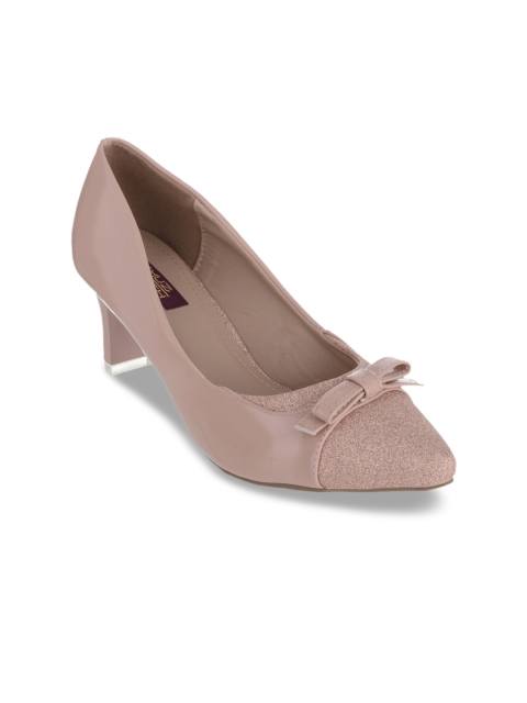 

SHUZ TOUCH Women Dusty Pink Solid Pumps
