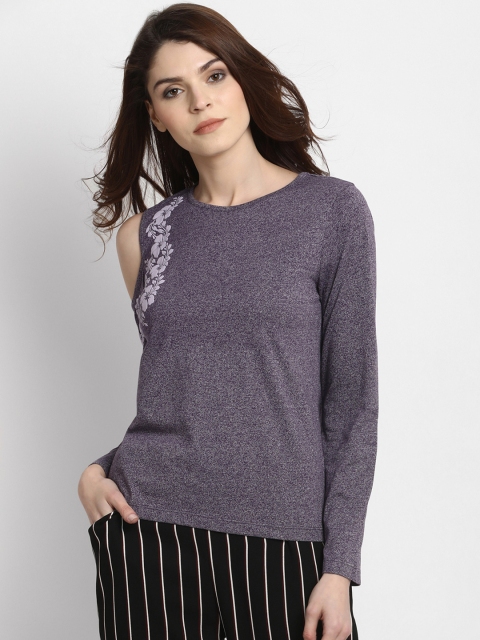 

Marie Claire Women Grey Solid Top