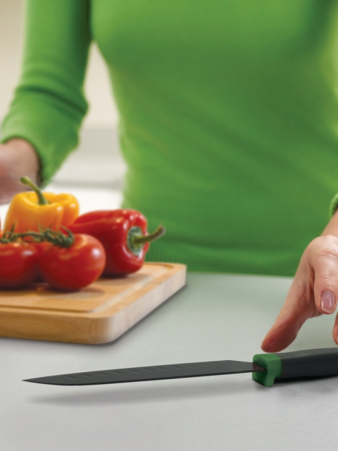 

Joseph Joseph Green & Grey Stainless Steel Knife