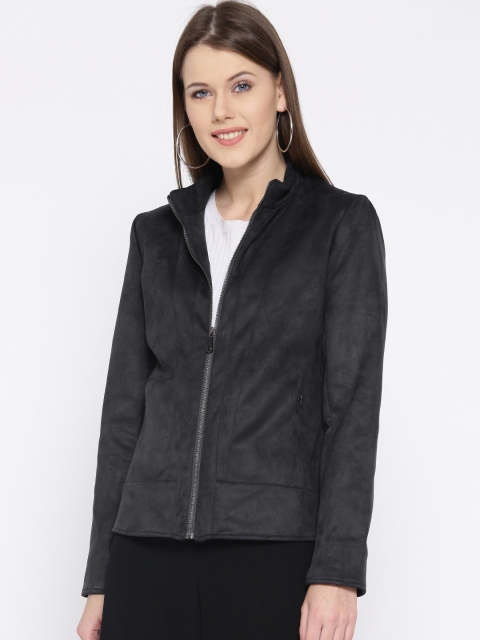 

Fort Collins Women Navy Solid Tailored Jacket, Navy blue