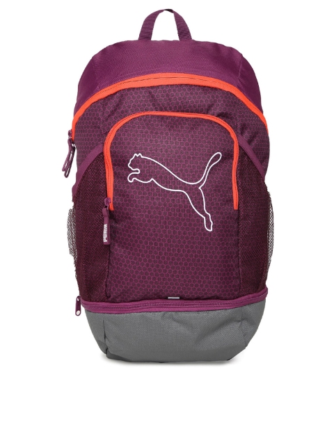 

Puma Unisex Purple Solid Echo Backpack