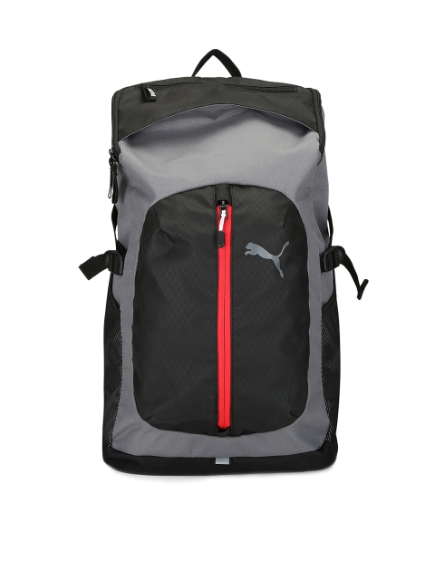 

Puma Unisex Grey & Black Apex Backpack