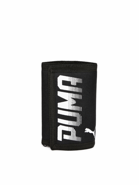 

Puma Unisex Black Printed Pioneer Three Fold Wallet