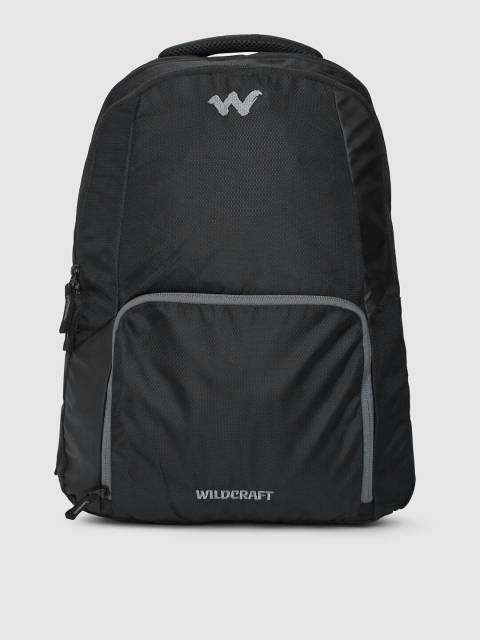 

Wildcraft Unisex Black Solid Backpack