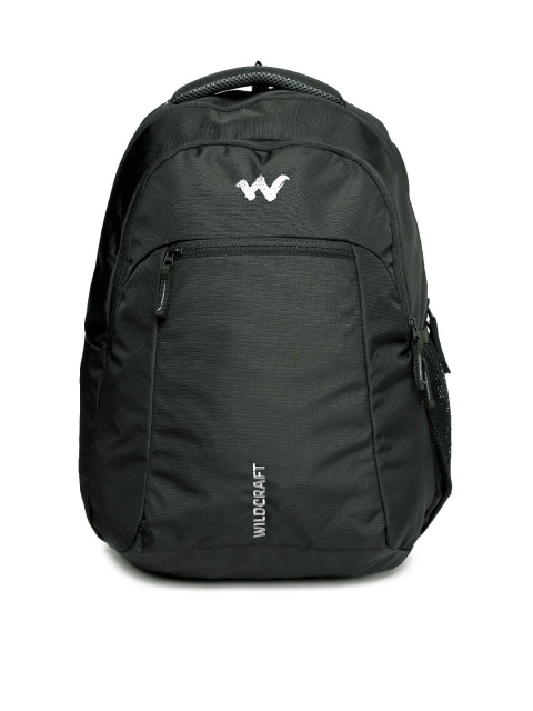 

Wildcraft Unisex Black Solid Backpack