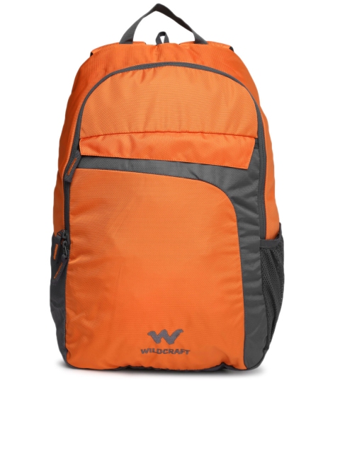 

Wildcraft Unisex Orange & Grey Spade Colourblocked Backpack