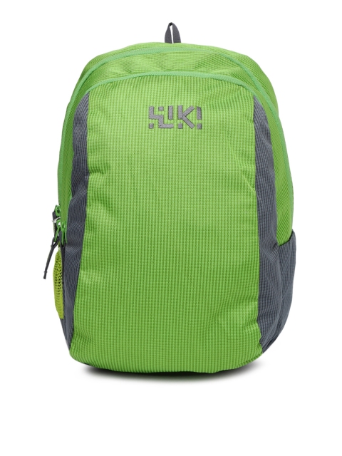 

Wildcraft Unisex Green & Grey Endo Colourblocked Backpack