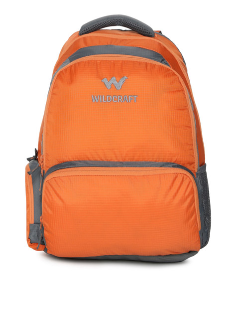

Wildcraft Unisex Orange Solid Backpack