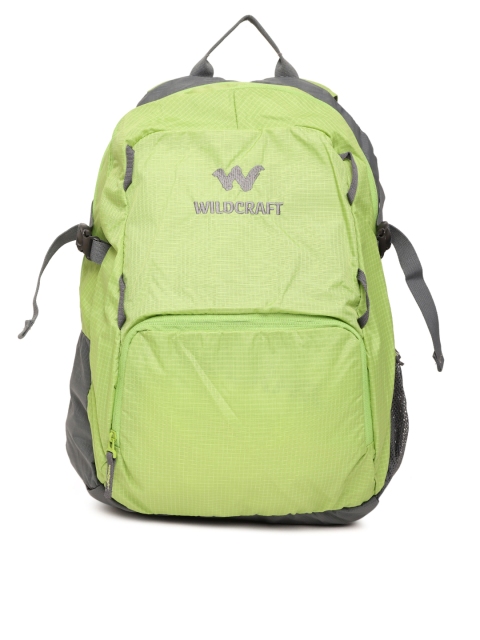 

Wildcraft Unisex Green Self-Checked Backpack