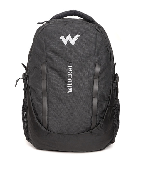 

Wildcraft Unisex Black Solid Backpack