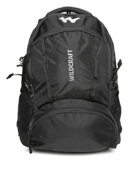 

Wildcraft Unisex Black Solid Backpack