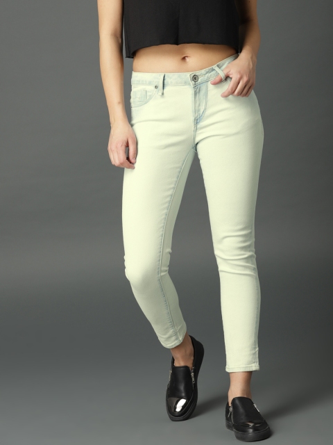 

Roadster Women Blue Skinny Fit Mid-Rise Clean Look Stretchable Jeans