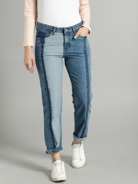

Roadster Time Travlr Women Blue Slim Fit Mid-Rise Clean Look Jeans