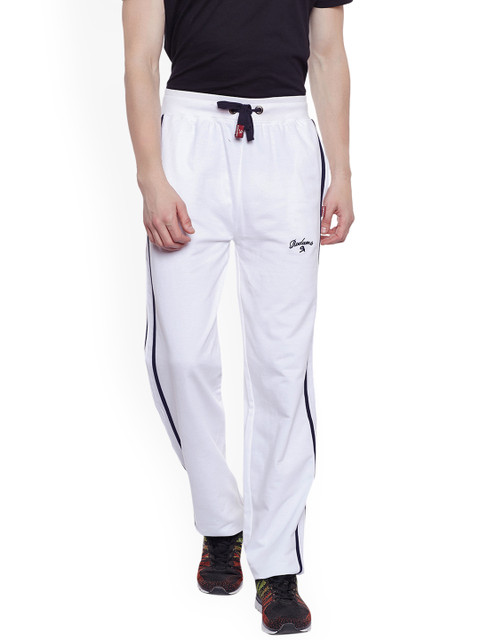 

Rodamo White Slim Fit Track Pants