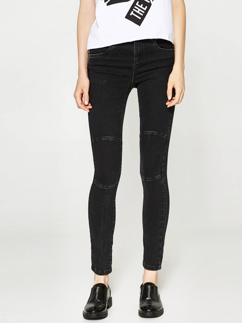 

OVS Women Black Skinny Fit Mid-Rise Clean Look Stretchable Jeans