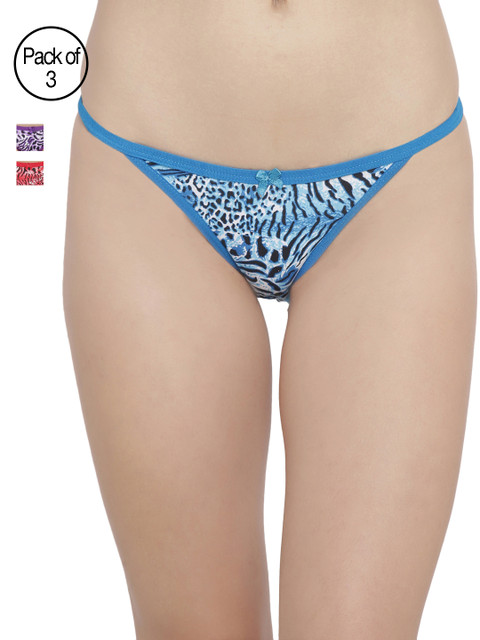 

Leading Lady Pack of 3 Bikini Briefs, Purple