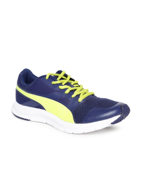 

Puma Kids Navy Flexracer Jr Sneakers, Navy blue