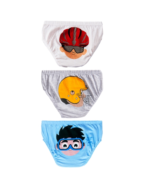 

Plan B Boys Pack of 3 Printed Briefs, Multi