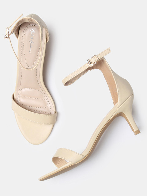 

Mast & Harbour Women Beige Solid Heels